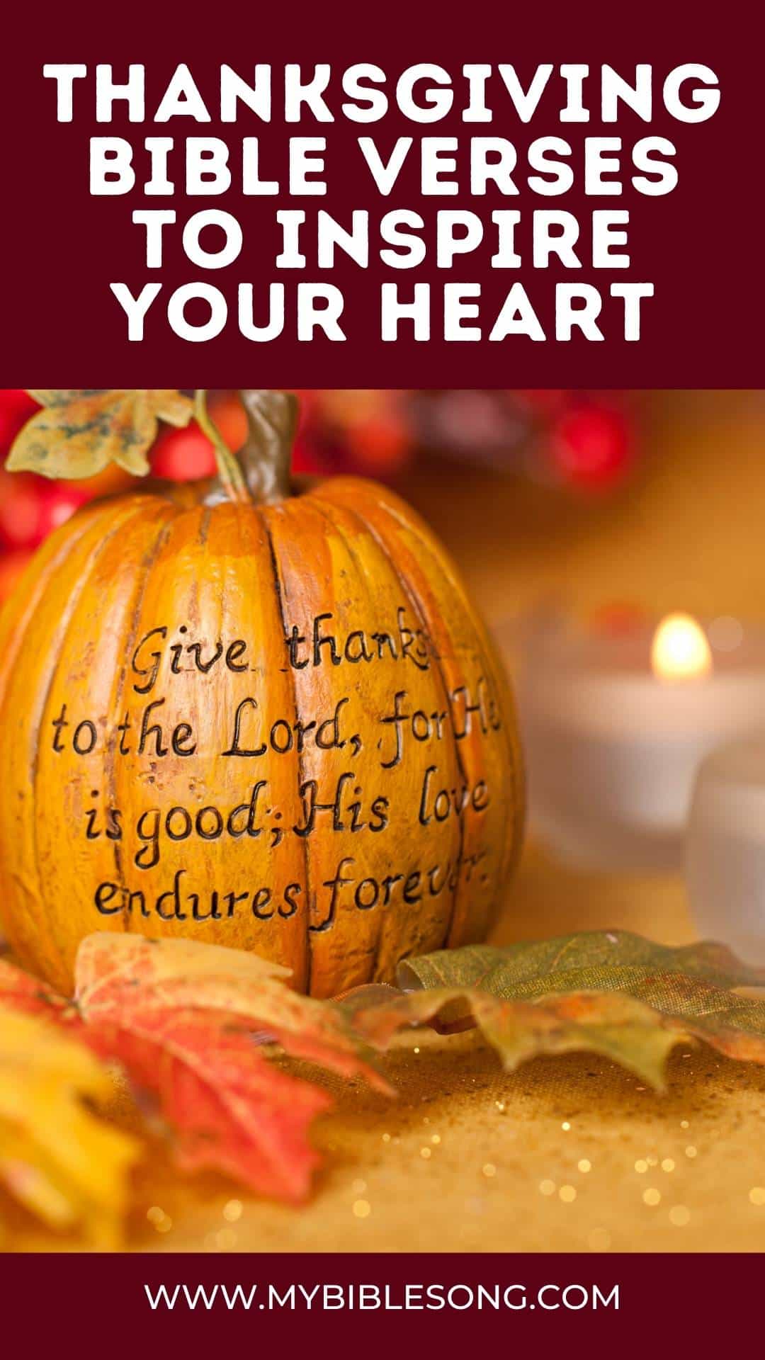 Thanksgiving Bible Verses to Inspire Your Heart