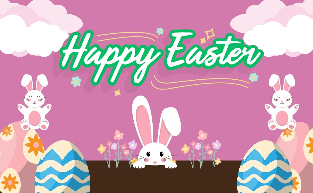 Creative Happy Easter templates Design Idea