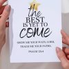 Motivational Scripture Psalm 25:4 Show me your ways Lord Greeting Card Design