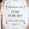 Matthew 5:8 Digital Design for greeting cards download nad print now