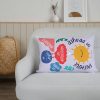 Romans 12:12 Be joyful in hope pink Pillows digital design download